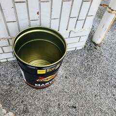 SUNOCO スノコ オイル 空ペール缶　 小物入れ チェアー オイル缶中古の画像