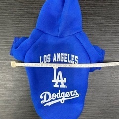 新品　ティーカッププードル　チワワ　ロサンゼルスドジャース LA LosAngelesDodgers犬超小型　犬服 ドッグウェア 大谷翔平ファン　サイズXSの画像