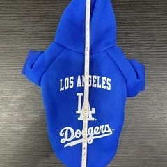 新品　ティーカッププードル　チワワ　ロサンゼルスドジャース LA LosAngelesDodgers犬超小型　犬服 ドッグウェア 大谷翔平ファン　サイズXSの画像