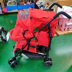 【愛品倶楽部柏店】日本育児 2人乗りベビーカー kinderwagon DUOシティHOPの画像
