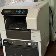 RICOH ガーメントプリンター Ri100セット 仕上げ機 Rh100ガーメントプリンターの画像