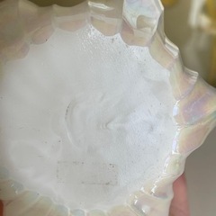 KURATAクラタクラフトガラス　パールホワイト 花瓶 花器  ガラス花瓶 フラワーベースの画像