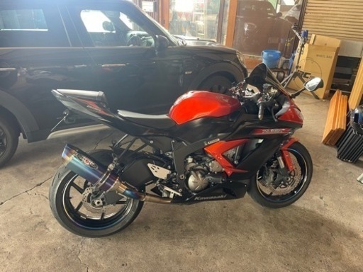 zx6r 2014式　beetマフラー