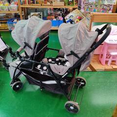 【愛品倶楽部柏店】KATOJI 2人乗りベビーカー タンデムストローラーの画像