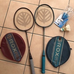 スポーツ バドミントン ラケット、シャトル