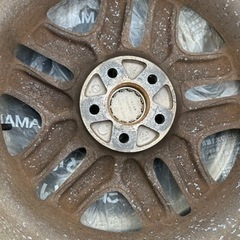SUBARUアルミホイールタイヤ付き4本セットの画像