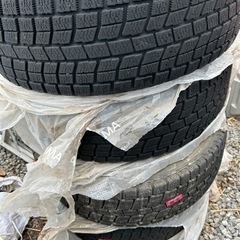 SUBARUアルミホイールタイヤ付き4本セットの画像