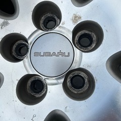 SUBARUアルミホイールタイヤ付き4本セットの画像
