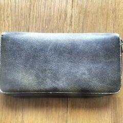 かっこいいEDWIN風  ラウンドファスナー 長財布  中古