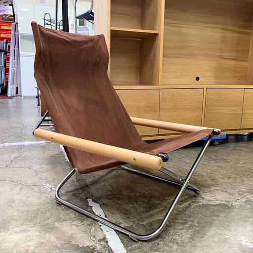 NY chair F ニーチェア フォールディングチェア 新居猛 折り畳みチェア アウトドア キャンプ