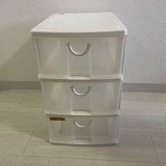 サンコープラスチック エルピス A4 深型3段 ホワイト A-430