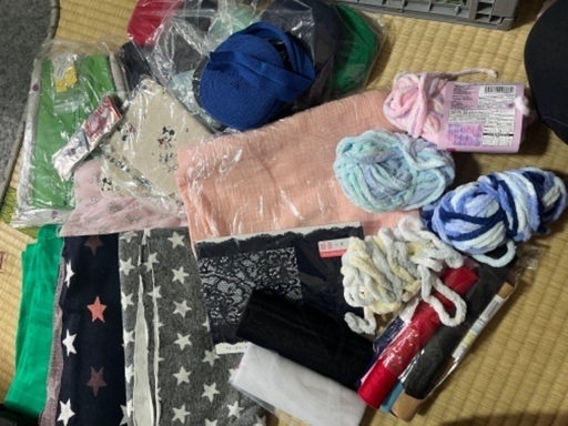 23日まで！布　フェルト　毛糸など