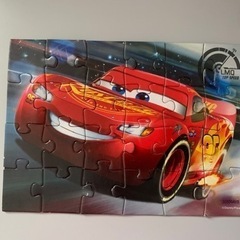 マックィーン　カーズ　パズルの画像