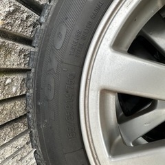 値下げ！！TOYO 155/65 R14 スタッドレスタイヤ ホイル付き 4本セットの画像