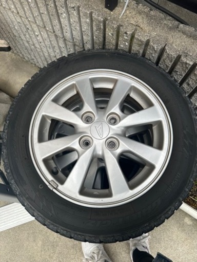 値下げ！！TOYO 155/65 R14 スタッドレスタイヤ ホイル付き 4本セット