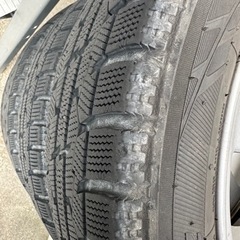 値下げ！！TOYO 155/65 R14 スタッドレスタイヤ ホイル付き 4本セットの画像