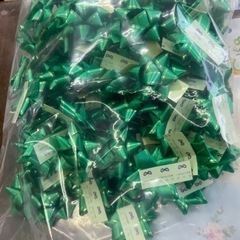 ラッピングリボン100個（6.5㌢）の画像