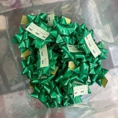 ラッピングリボン100個（6.5㌢）の画像
