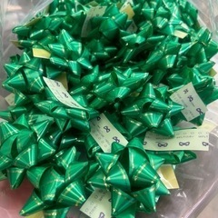 ラッピングリボン100個（6.5㌢）の画像