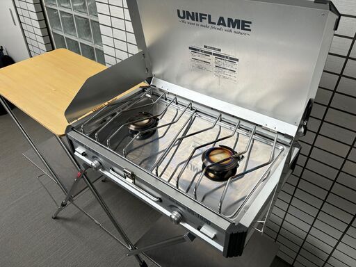 【値下げ】ユニフレームツインバーナーUS-1900とキッチンスタンドのセット（キャリーバッグ付き）
