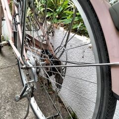 27インチ　SHIMANOの自転車の画像