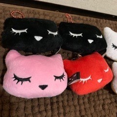 猫のストラップ8点セットの画像