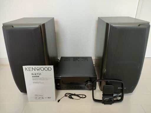 ケンウッド コンポ R-K731-B\u0026ケンウッドスピーカーLS-H7R