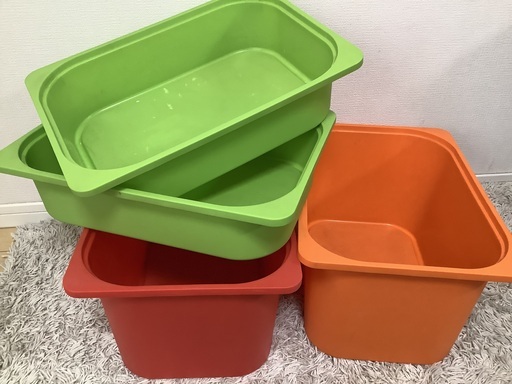 【おまけ付き】IKEA トロファストトレーM2つ　S2つ
