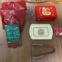 アンパンマン玩具３点①パン工場  ②  のっけてポン! クレープもいかが③炊飯器セットの画像