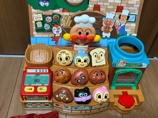 アンパンマン玩具３点①パン工場  ②  のっけてポン! クレープもいかが③炊飯器セット