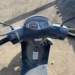 スズキ 原付 レッツ4 CA41A UZ50K5 原付 スクーター 50cc インジェクション車 Fi 4スト 実働 機関良好 水色 青系 鳥取 陸送可 販売証明可の画像