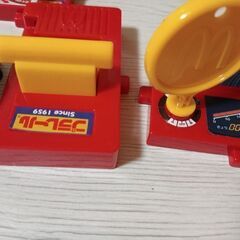 精算機　発売機　ICOCA　運転台　ブレーキレバー　走行レバー　前後きりかえレバー　靴下　プラレール　子供　ハッピーセット　改札機　の画像