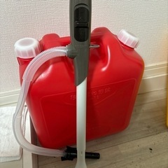 灯油ポリタンク18L（電動ポンプ付き）の画像