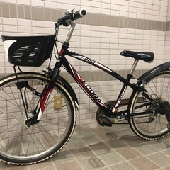 【お取引中】自転車  24インチ 子ども用  6段変速