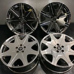 WORK LS ワークLS 社外ホイール 19インチ 4本 8J5HPCD114.3+45 エスティマ エルグランド等　(VHL343)