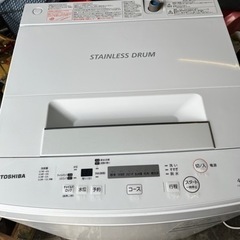 G-38 TOSHIBA 全自動電気洗濯機 AW-45M7 4.5kg 2019年製の画像
