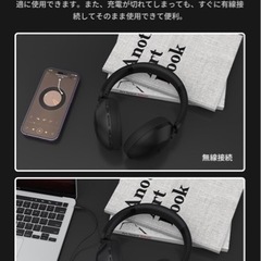 ナカミチサウンド 【ワイヤレス ヘッドホン Bluetooth 5.3】の画像
