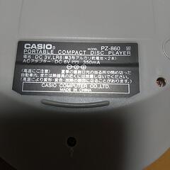 ほぼ未使用 ポータブル CDプレーヤー カシオPZ-860 の画像