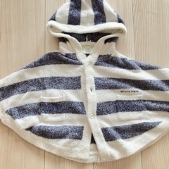 【美品】ジェラートピケ ポンチョ80
