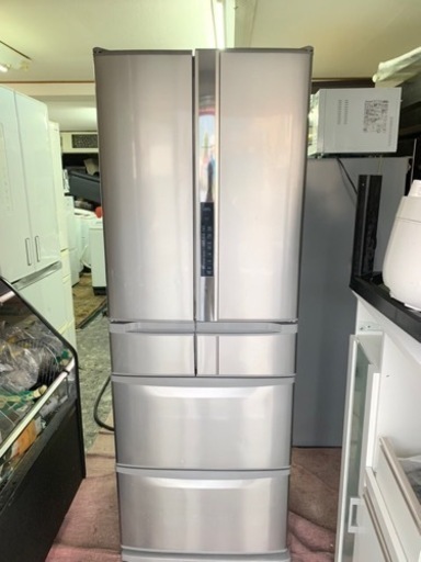 北九州市内配送無料　保証付き　日立 HITACHI R-SF440CM SH [冷蔵庫（441L・フレンチドア） 6ドア ハイブライトステンレス]