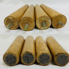 ダイニングベンチ 幅90cm 合皮？ ブラック 木製脚の画像