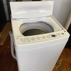 北九州市内配送無料 保証付き 2022年 全自動洗濯機 ホワイト BW-45A-