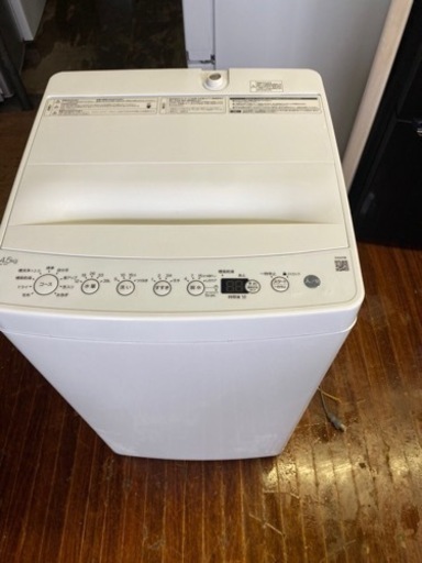 北九州市内配送無料　保証付き　2022年　全自動洗濯機 ホワイト BW-45A-W [洗濯4.5kg /乾燥機能無 /上開き]