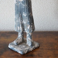 女性像 骨董品 石膏 像 アンティーク 美術品 インテリアの画像