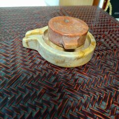 骨董　臼形水滴　の画像