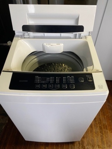 北九州市内配送無料　保証付き　2020年　アイリスオーヤマ 上面 洗濯機 6kg 全自動 1人暮らし まとめ洗い 毛布 部屋干し お急