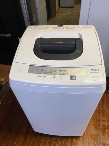 北九州市内配送無料　保証付き　2020年　NW-50E-W 全自動洗濯機 ピュアホワイト [洗濯5.0kg /乾燥機能無 /上開き]