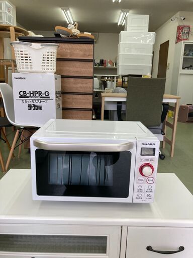 【リサイクルショップ　ピカソ　小松原】シャープ SHARP 18L フラット庫内 電子レンジ ホワイト 2019年製 RE-TF1-W★8555★