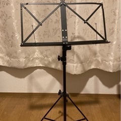 Hamilton スチール製折りたたみ譜面台（収納袋付き）の画像