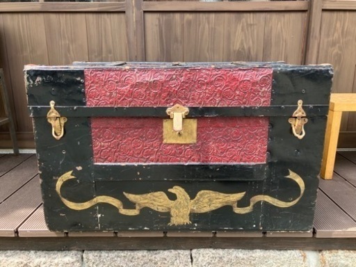 イギリス製アンティークトランク